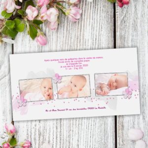 Faire-part de naissance Erin