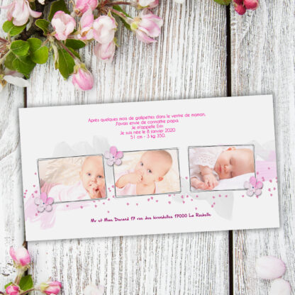 Faire-part de naissance Erin