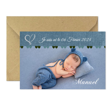 Faire-part magnet Manuel