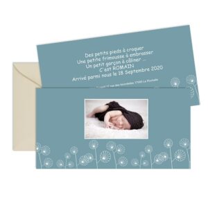 Faire-part de naissance Romain