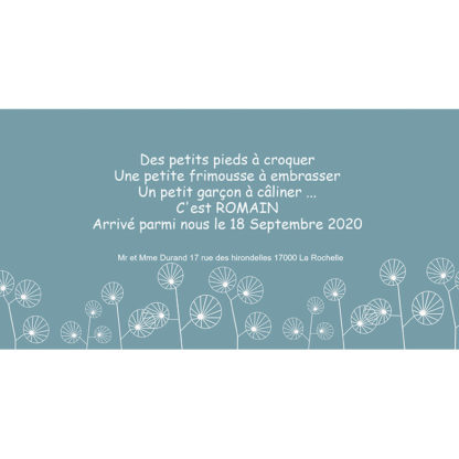 Faire-part de naissance Romain – Image 2