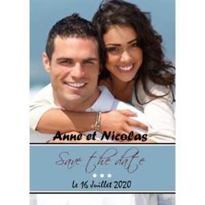 Magnet save the date  Anne et Nicolas