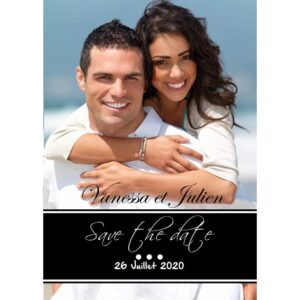 Magnet save the date  Vanessa et Julien