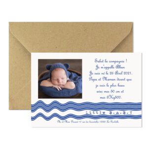 Faire-part magnet Alban