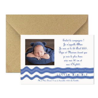 Faire-part magnet Alban