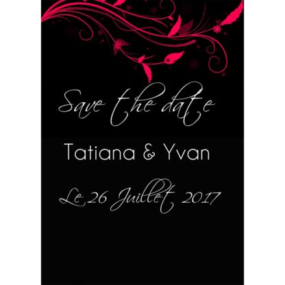 Save the date Tatiana et Yvan