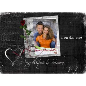 Magnet save the date Angèlique et Simon