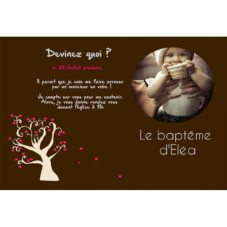 Faire part magnet Eléa