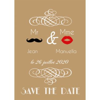Save the date Manuella et Jean