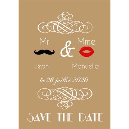 Save the date Manuella et Jean