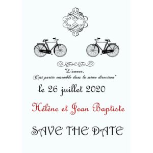 Magnet save the date  Hélène et Jean Baptiste