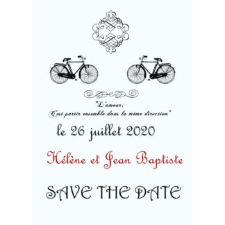 Save the date Hélène et Jean Baptiste