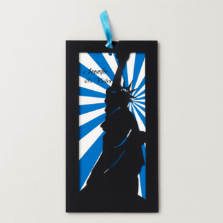 Faire part pochette "statue de la liberté"