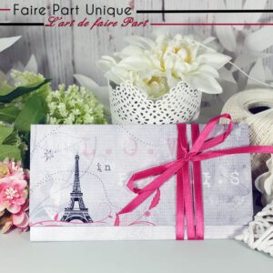Faire part romantique Paris