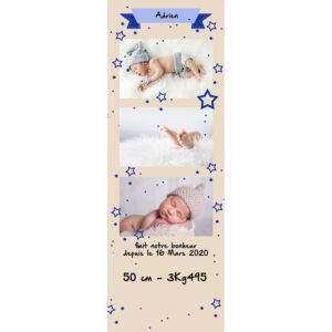 Faire part magnet Adrien photomaton