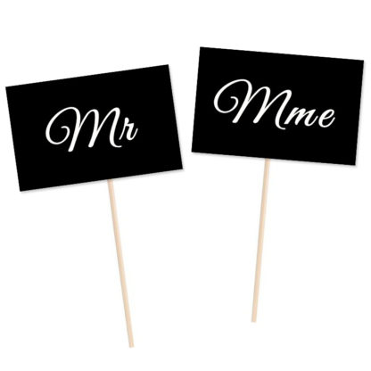 Panneau Photobooth Mr et Mme