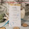 carte menu coeur bleu romantique – Image 2