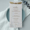 Carte menu "once upon a time"