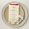Carte menu "rose des vents"