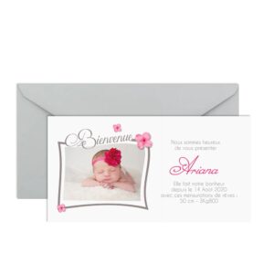 Faire-part de naissance Ariana RV