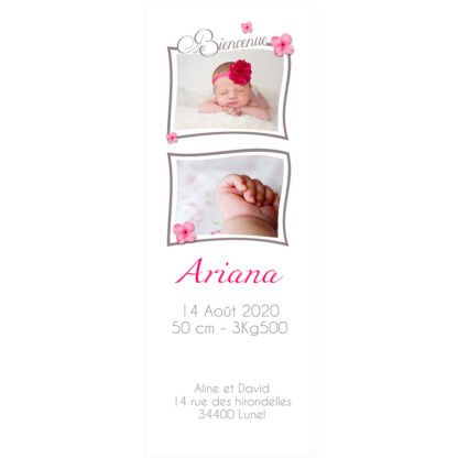 Faire-part magnet Ariana photomaton