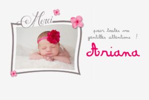 Remerciement Ariana
