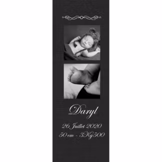 Faire-part magnet Daryl photomaton