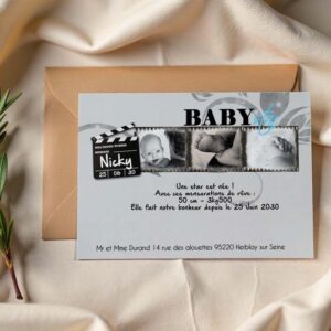 Faire-part naissance Nicky