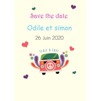 Save the date Odile et Simon