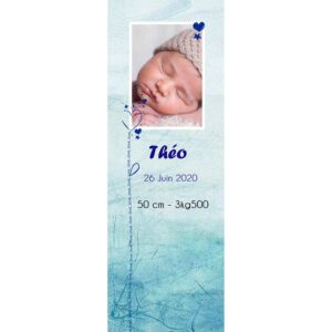 Faire-part magnet Théo photomaton
