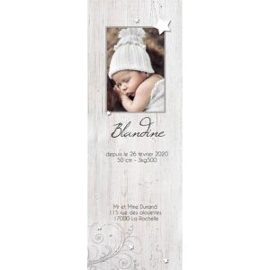 Faire-part magnet Blandine photomaton