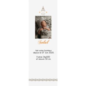 Faire-part naissance Solal