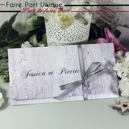 Faire part romantique  Cassiopée
