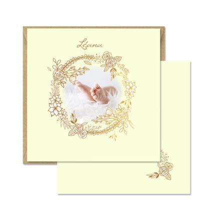 Faire-part de naissance Léana