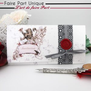 Faire-part parchemin "Marvelionce"