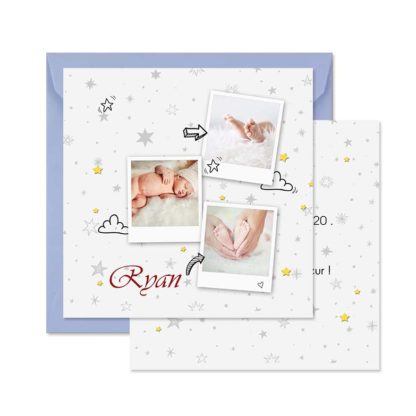Faire-part de naissance Ryan