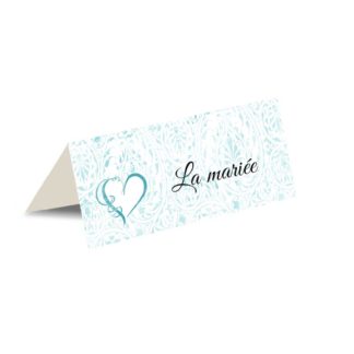 Porte nom "coeur romantique"