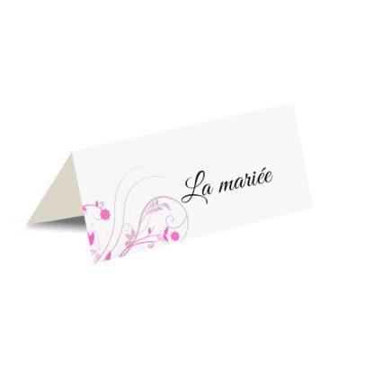 Porte nom doodle rose