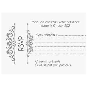 Carte RSVP New Castle
