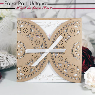 Faire part laser cut Omaha