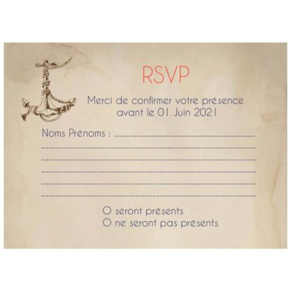 Carte RSVP Pier 39