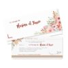 Faire-part billet d'avion "So romantic"