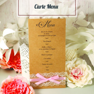 Carte menu