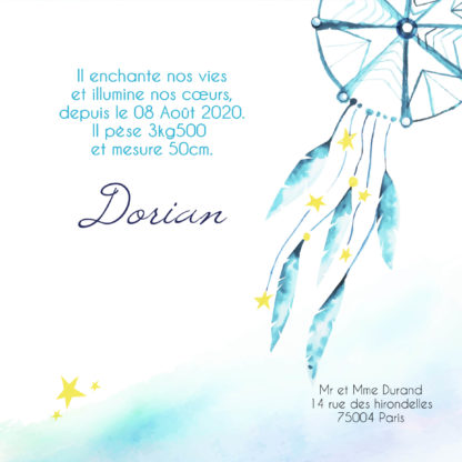 Faire-part de naissance Rêve étoilé – Image 2