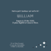 Faire-part de naissance William – Image 2