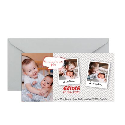 Faire-part de naissance Elioth