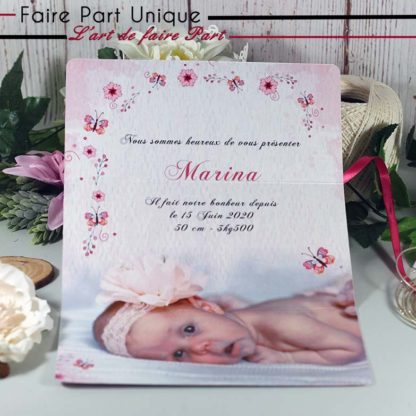 Faire-part parchemin Marina – Image 2