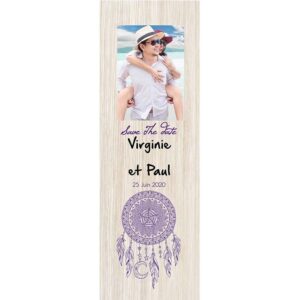 Save the date photomaton Virginie et Paul