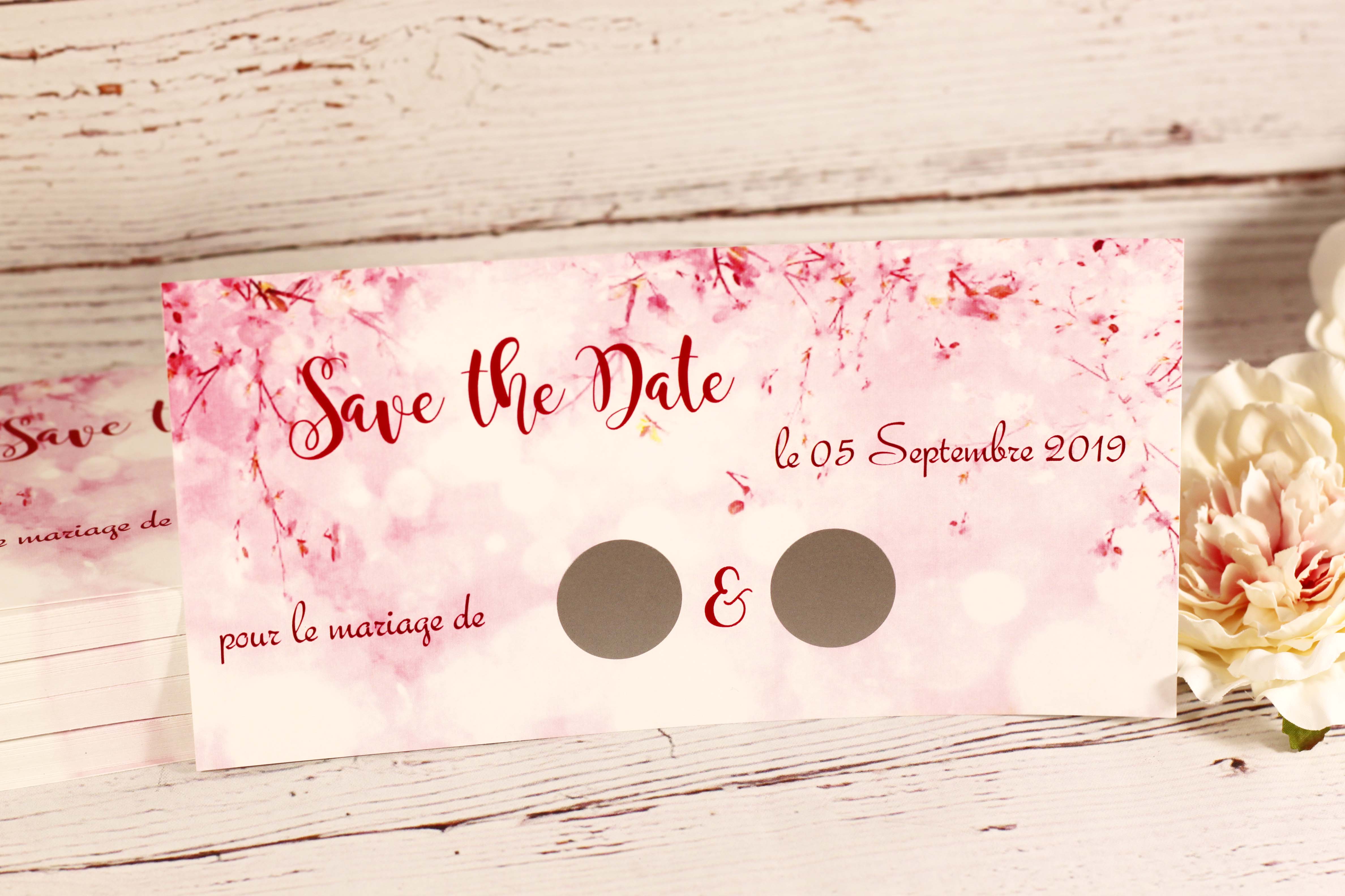 Faux Ticket à Gratter Mariage