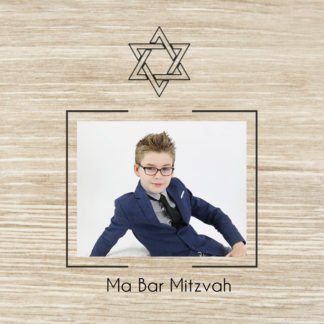 Faire part bar mitzvah Ethan